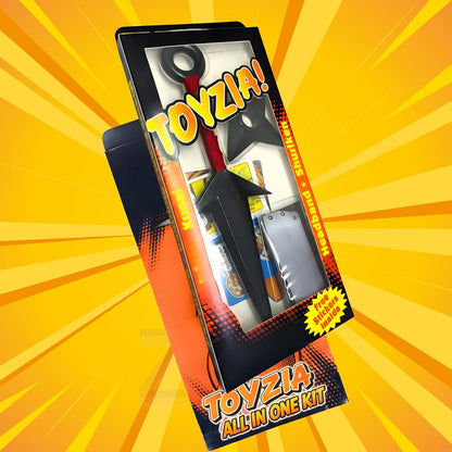 Toyzia Naruto Ninja Cosplay Kit with Headband Kunai and Shuriken