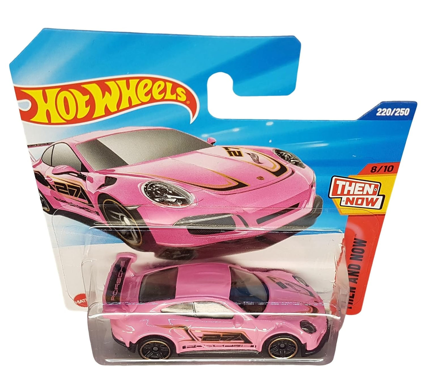 Hot Wheels Pink Porsche 911 GT3 RS Die-Cast 1:64 Scale Vehicle