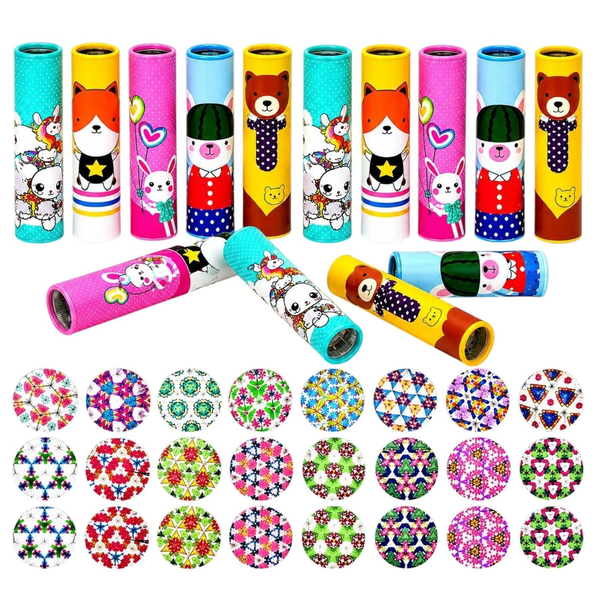 TERA 13 Kids Cartoon Optical Kaleidoscope Toy