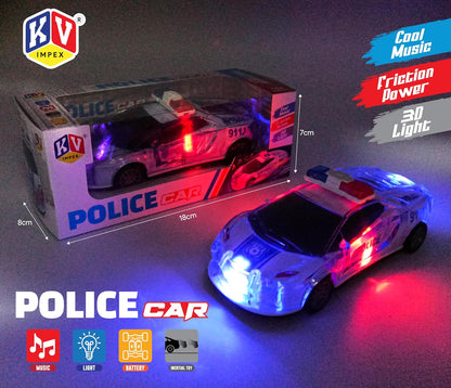 Police Car | Includes 3D Lights, Cool Music and Police Siren