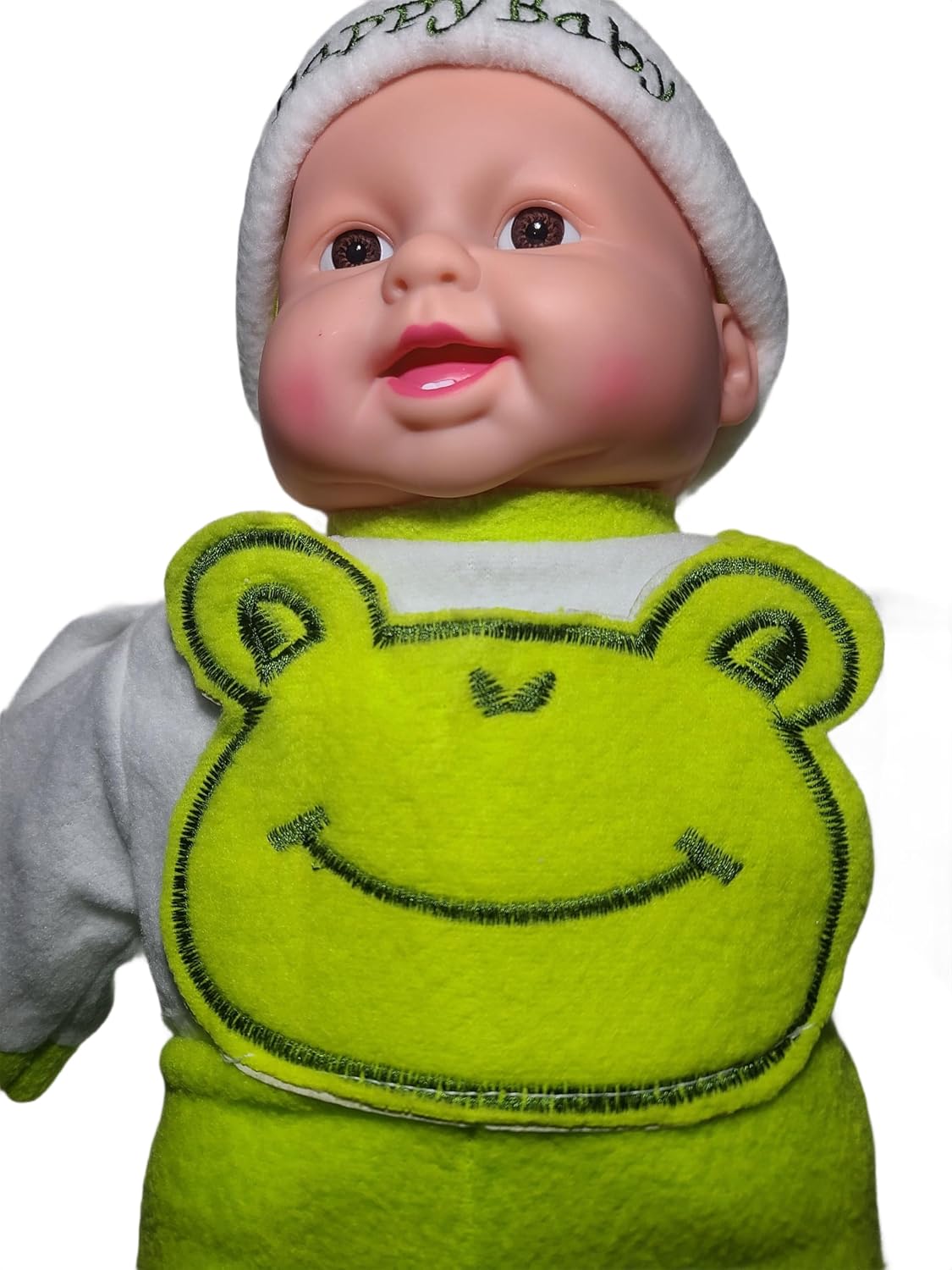 SHOPARAM 50H*25L*15W Neon Green Kids Laughing Musical Doll Toy