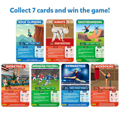 Skillmatics Guess in 10 Sports Fun Family Card Game, Educational Travel Toy