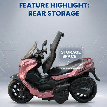 Pull Back Toy Scooter Motorcycle