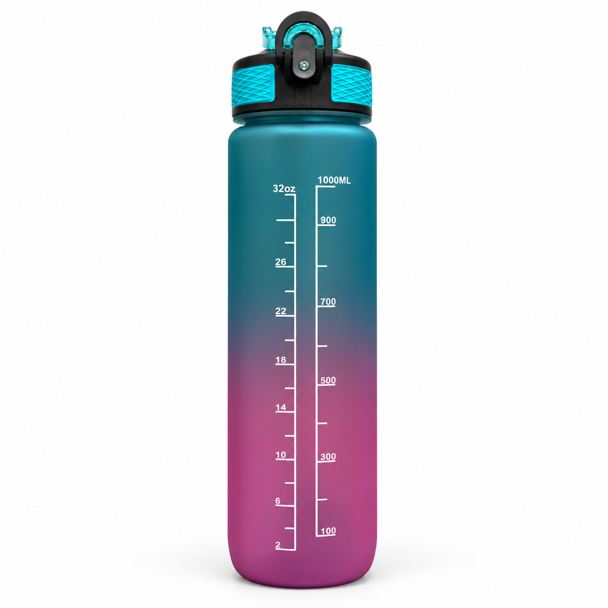 Motivational Water Bottle 1000 ML | BPA-Free with Leak-Proof