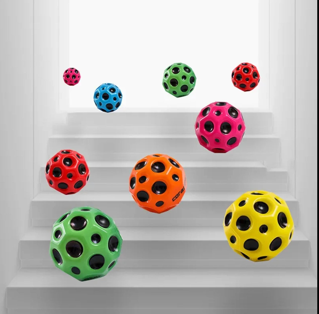 TIPTOP Moon Ball Bouncy Coral Ball Anti Stress Ball