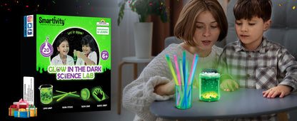 Smartivity Magic Glow-in-the-Dark Science Lab Kit for Kids STEM Experiments