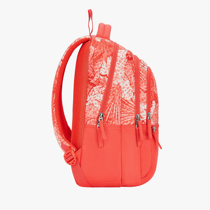 Genie Donna 27L Coral School Backpack with 1 Year Warranty