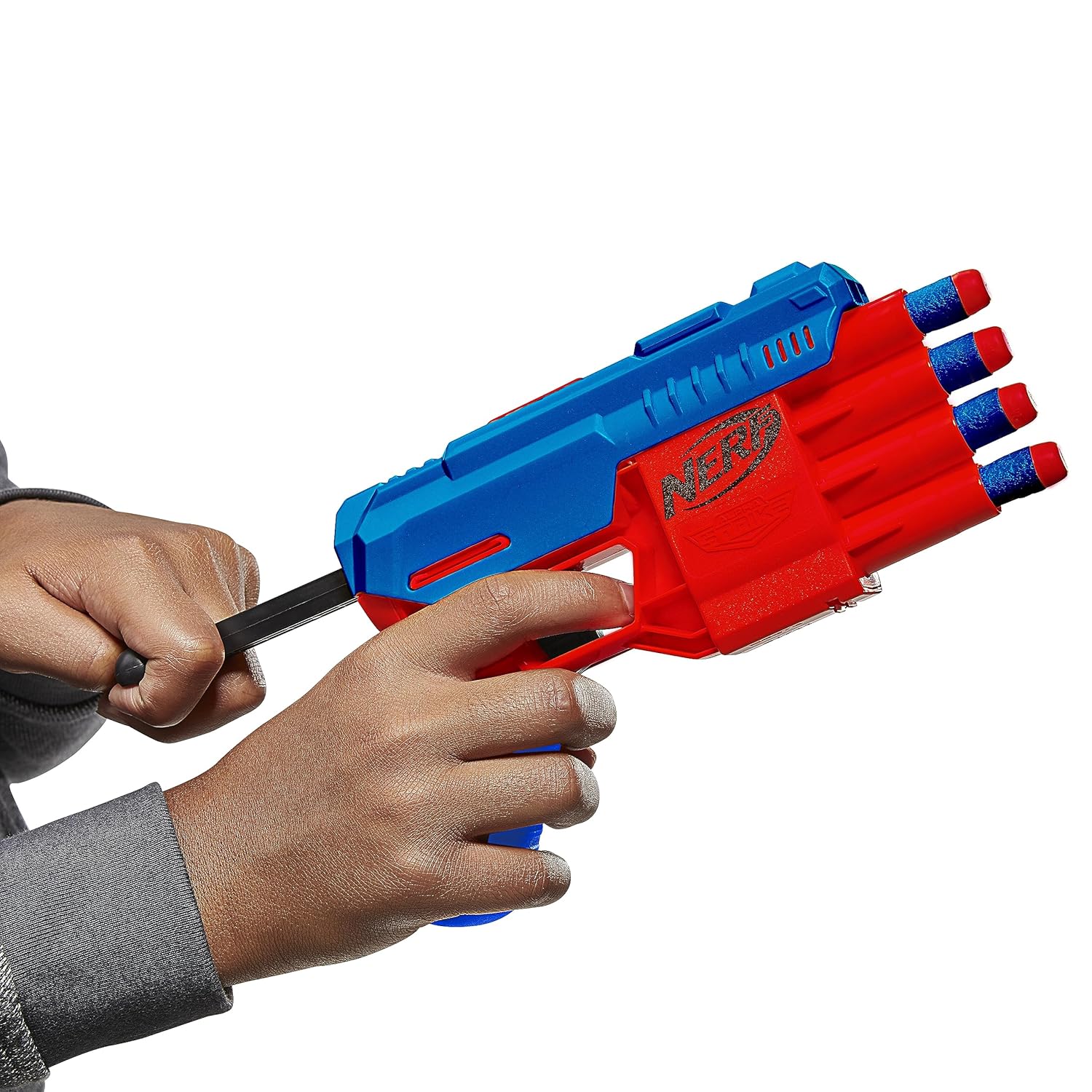 Nerf Alpha Strike Claw Dual QS-4 Blaster Set: Two Blasters, Elite Darts