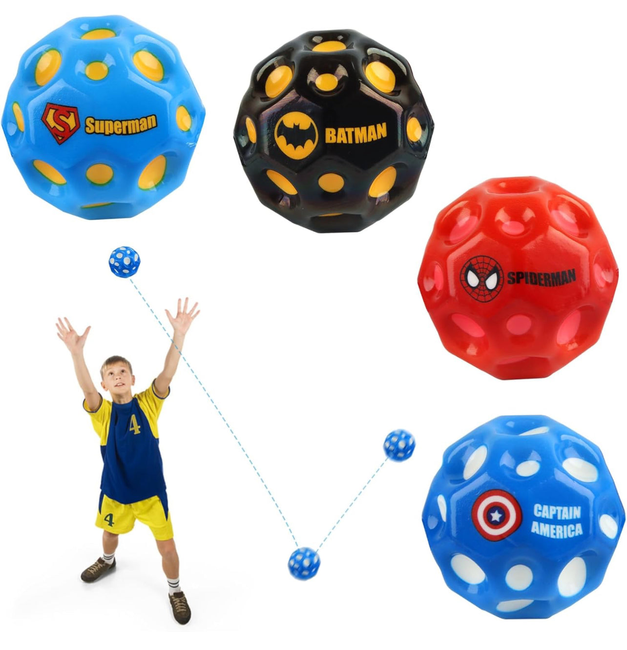 TIPTOP Moon Ball Bouncy Coral Ball Anti Stress Ball