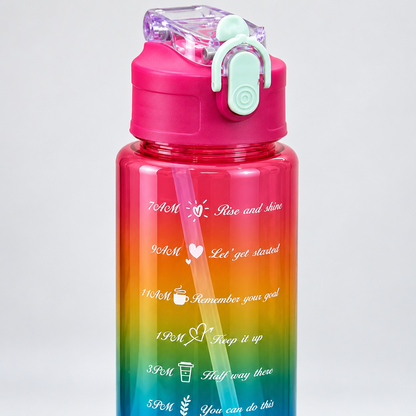 Motivational Water Bottle 900 ML | BPA-Free with Leak-Proof