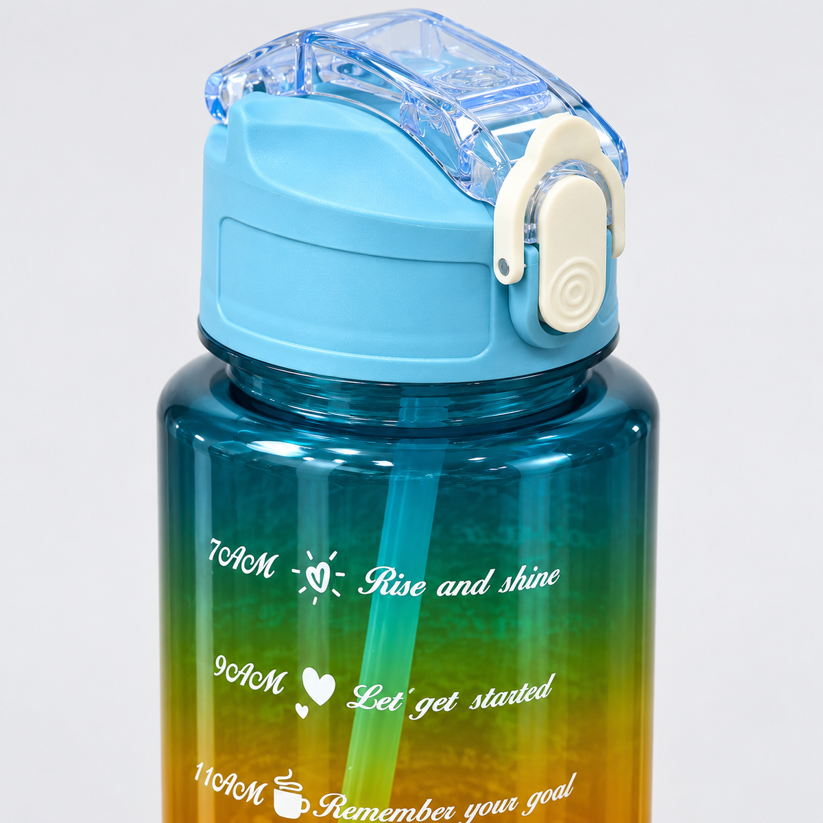Motivational Water Bottle 900 ML | BPA-Free with Leak-Proof