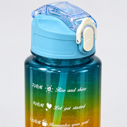 Motivational Water Bottle 900 ML | BPA-Free with Leak-Proof