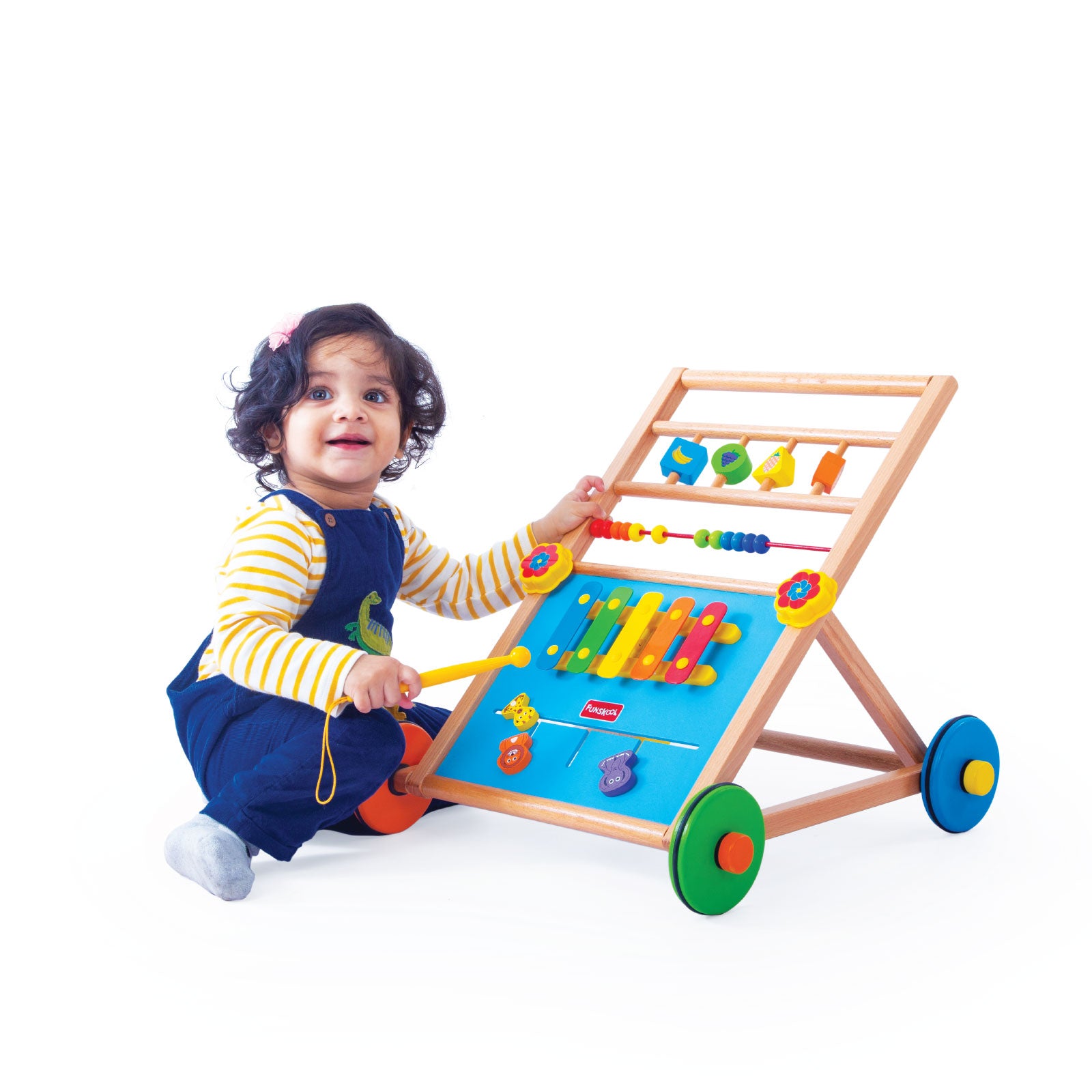 Funskool Multi-Activity Baby Walker with Engaging Sounds & Lights for Early Development