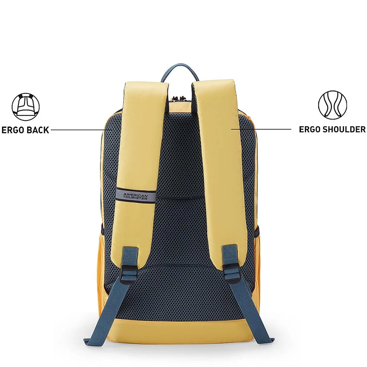 AMERICAN TOURISTER ALEO 3.0 BACKPACK 19.5L YELLOW With 1 Year Warranty