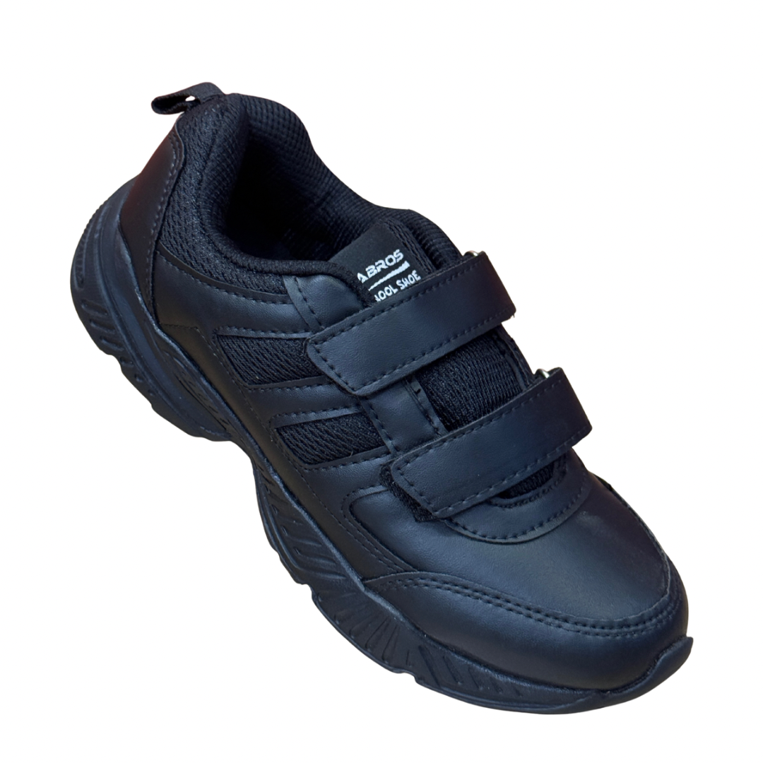 Abros Lace School Shoes for Boys & Girls Sk 102 Black