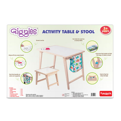Funskool Activity Table & Stool