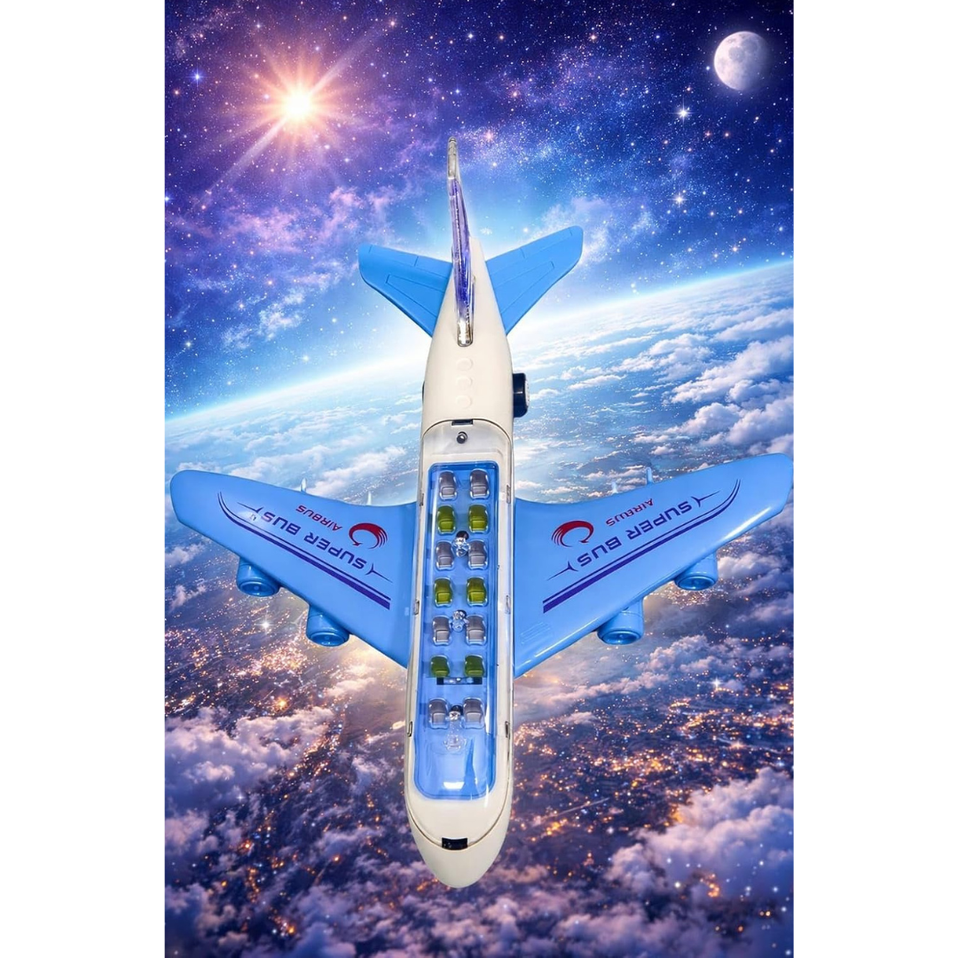 Airplane Toy for Kids with Lights and Sound