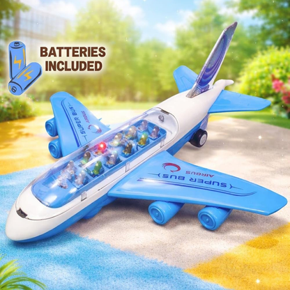 Airplane Toy for Kids with Lights and Sound