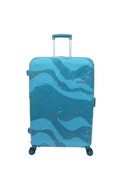 American Tourister Kamiliant Teal Blue Hard Shell Large Trolley