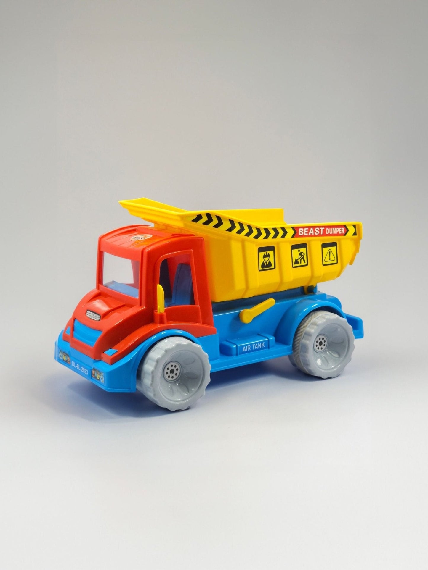 Anand Beast Dumper Functional Construction Truck Toy for Kids, Robust Plastic, Friction Powered