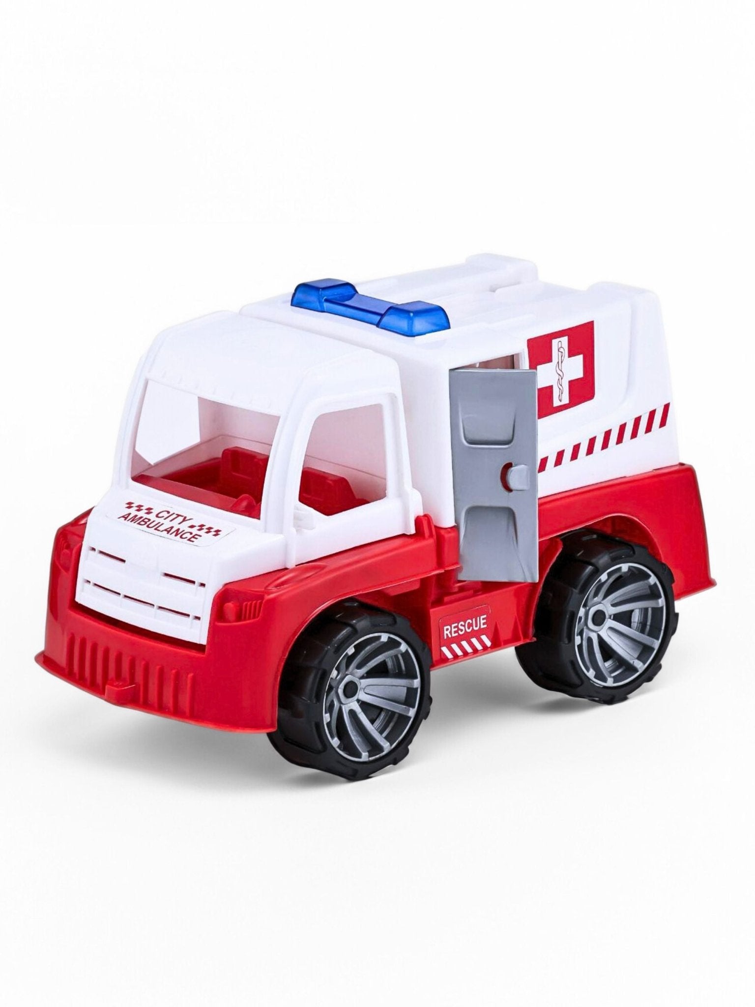 Anand Kids Friction Toy City Ambulance Vehicle for Imaginative Rescue Play