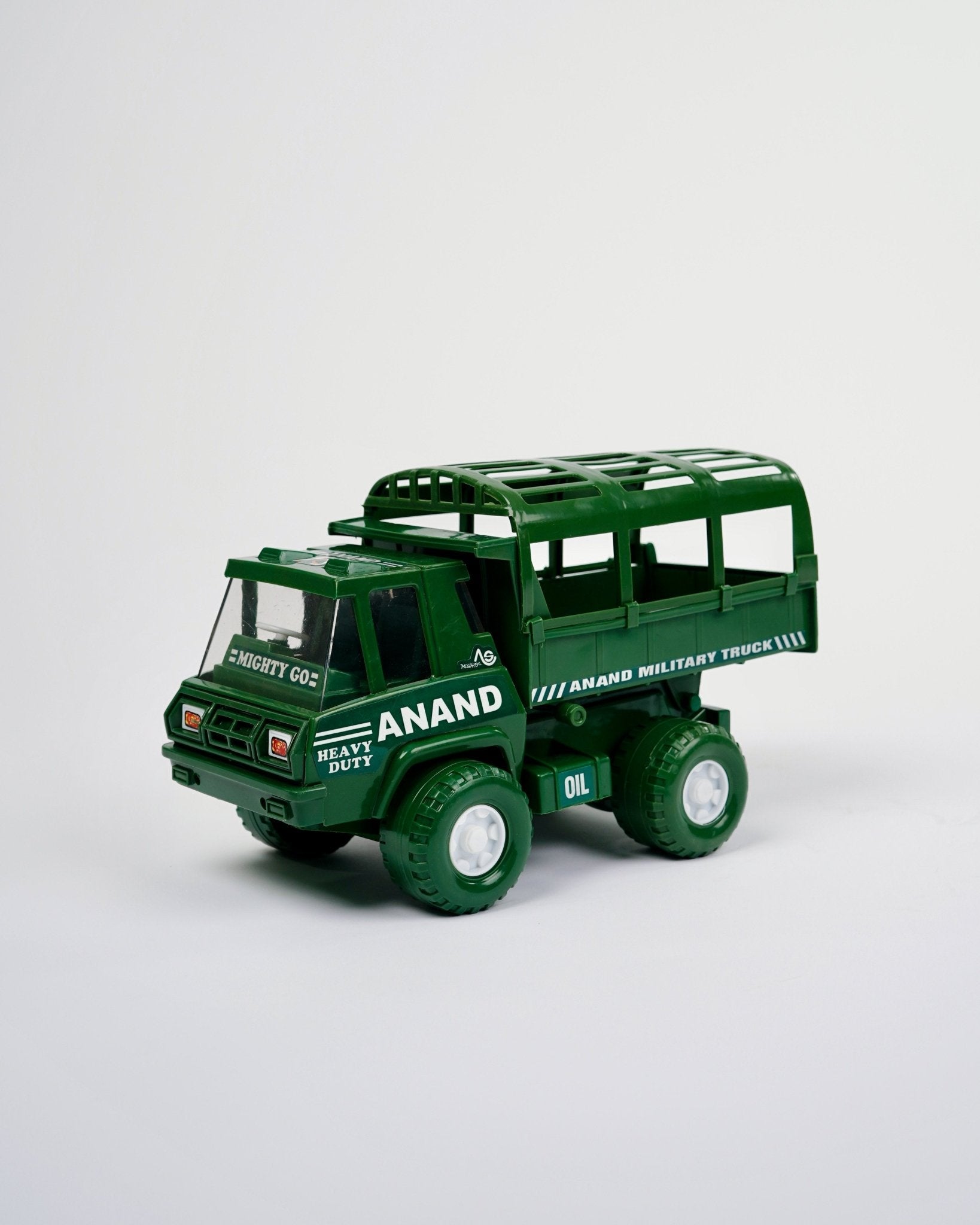 Anand Kids Military Truck Toy with Functional Carrier, Heavy Friction Drive