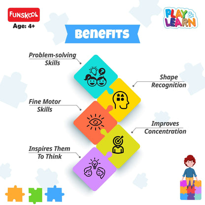 Educational Funskool Animals & Their Babies Matching Puzzle Game for Kids