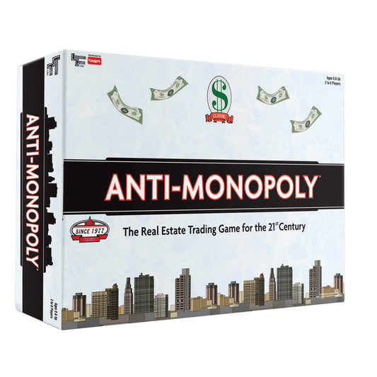 Anti-Monopoly Strategic Board Game: Fair Play vs. Greedy Monopolist Fun
