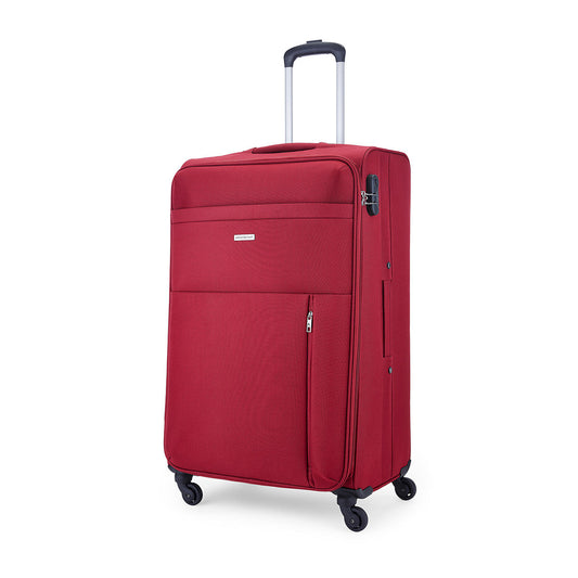 Aristocrat Avon Red Hard-Sided 4-Wheel Spinner Cabin Small Size Strolley Luggage