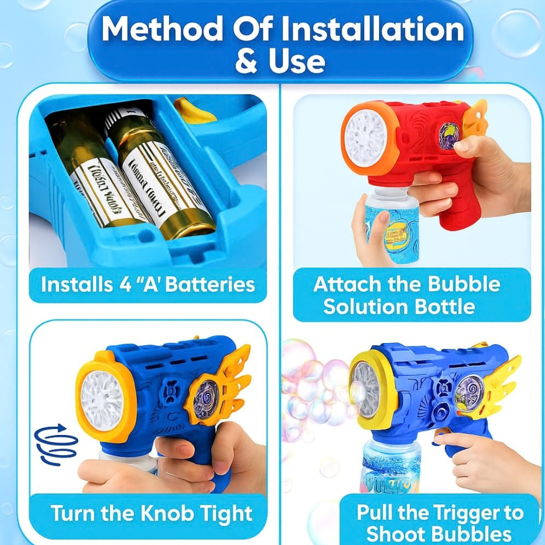 Bubble Gun Machine