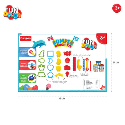 Ultimate Creative Dough Kit: 16 Cutters, Extruder, Roller for Kids' Fun