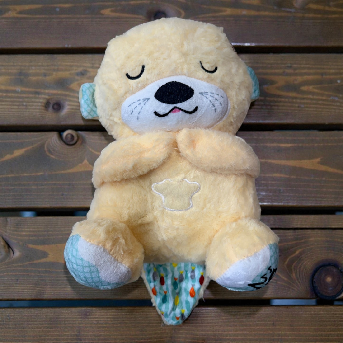 TIPTOP Breathing Teddy Soothing Plush Toy with Rhythmic Motion and Music