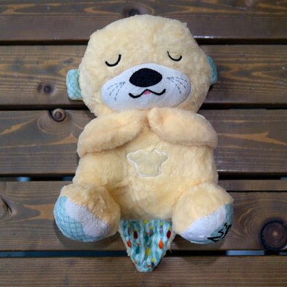 TIPTOP Breathing Teddy Soothing Plush Toy with Rhythmic Motion and Music