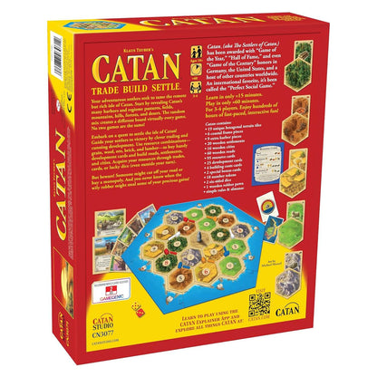 Catan Strategy Board Game: Resource Management & Settlement Building for 3-4 Players