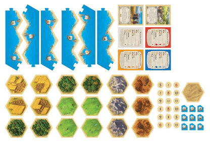 Catan Strategy Board Game: Resource Management & Settlement Building for 3-4 Players