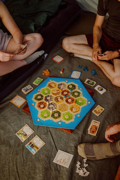 Catan Strategy Board Game: Resource Management & Settlement Building for 3-4 Players