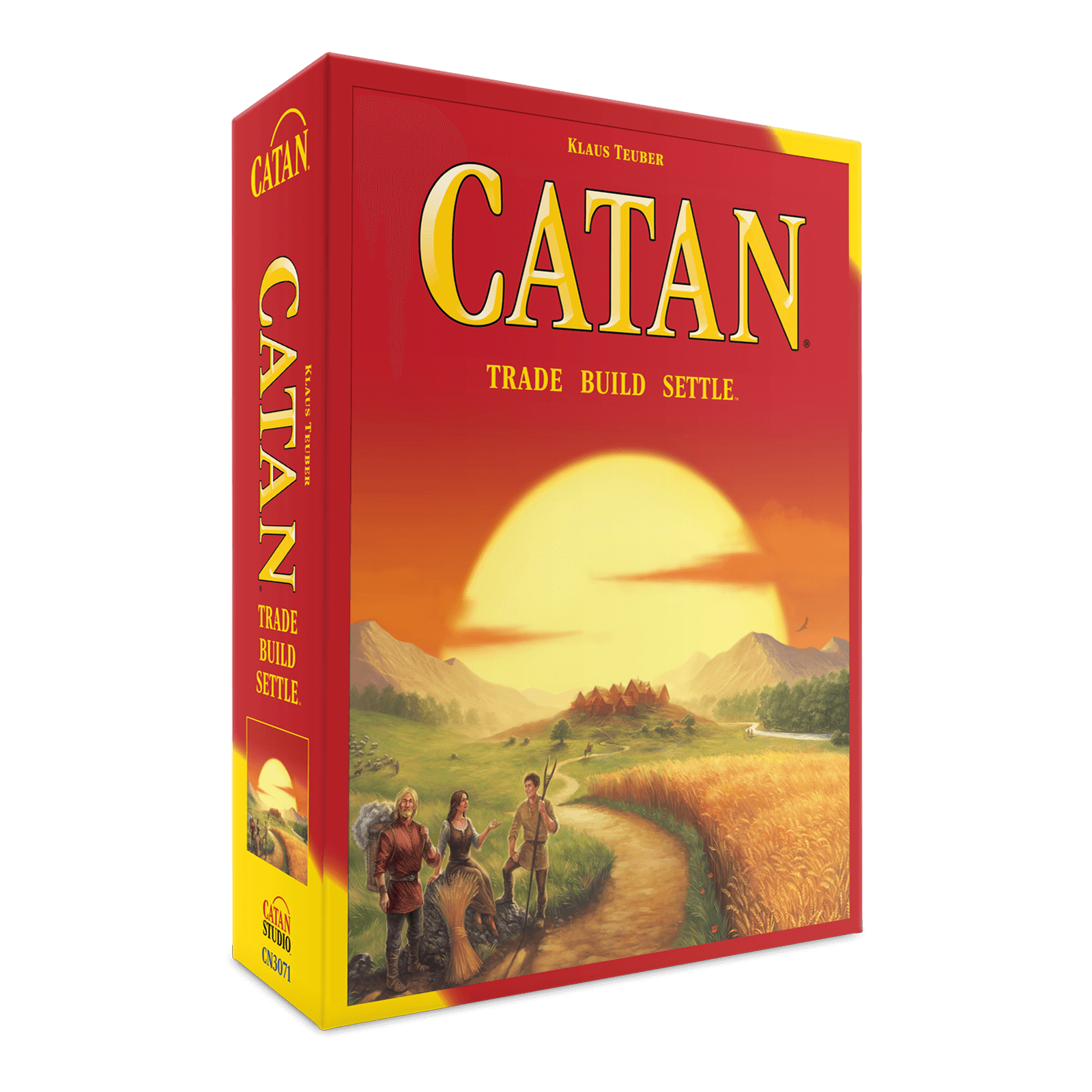 Catan Strategy Board Game: Resource Management & Settlement Building for 3-4 Players
