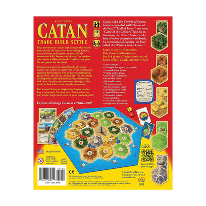 Catan Strategy Board Game: Resource Management & Settlement Building for 3-4 Players