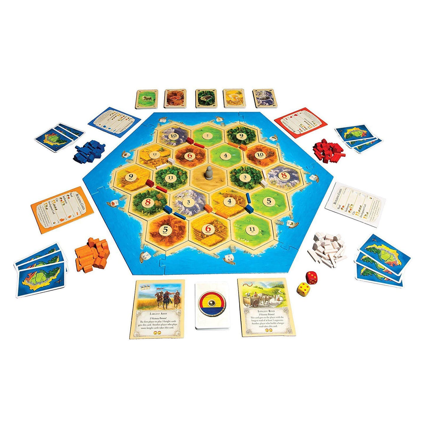 Catan Strategy Board Game: Resource Management & Settlement Building for 3-4 Players