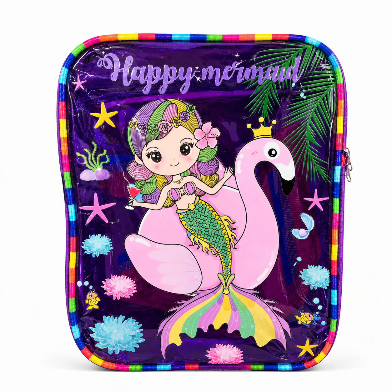 Kids Jelly Waterproof Bag with Rainbow Straps