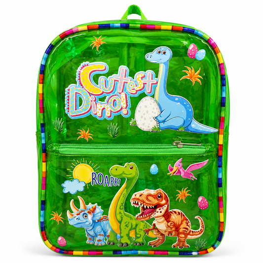 Kids Jelly Waterproof Backpack with Straps Big