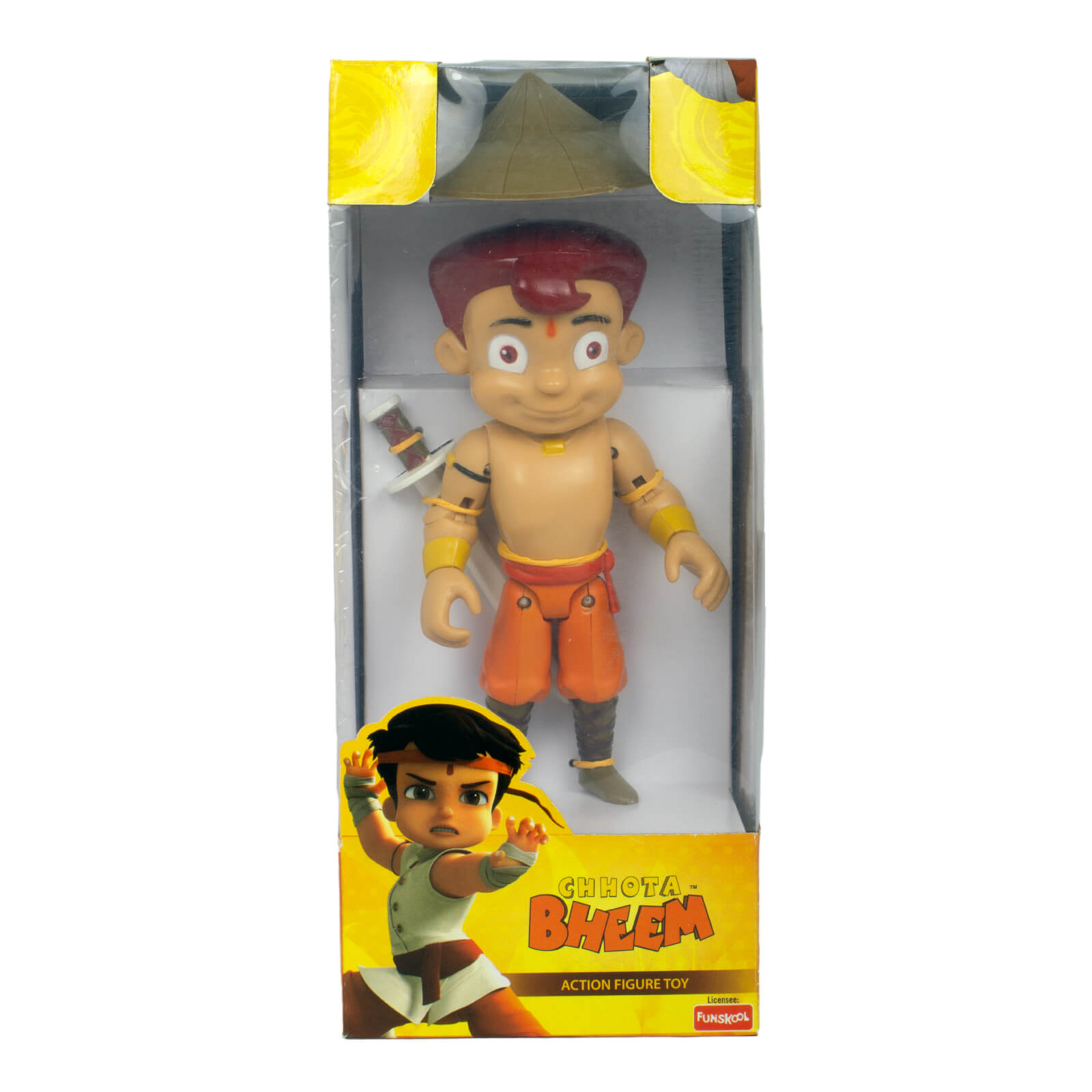 Dynamic Chhota Bheem 7-Inch Posable Action Figure with Warrior Gear