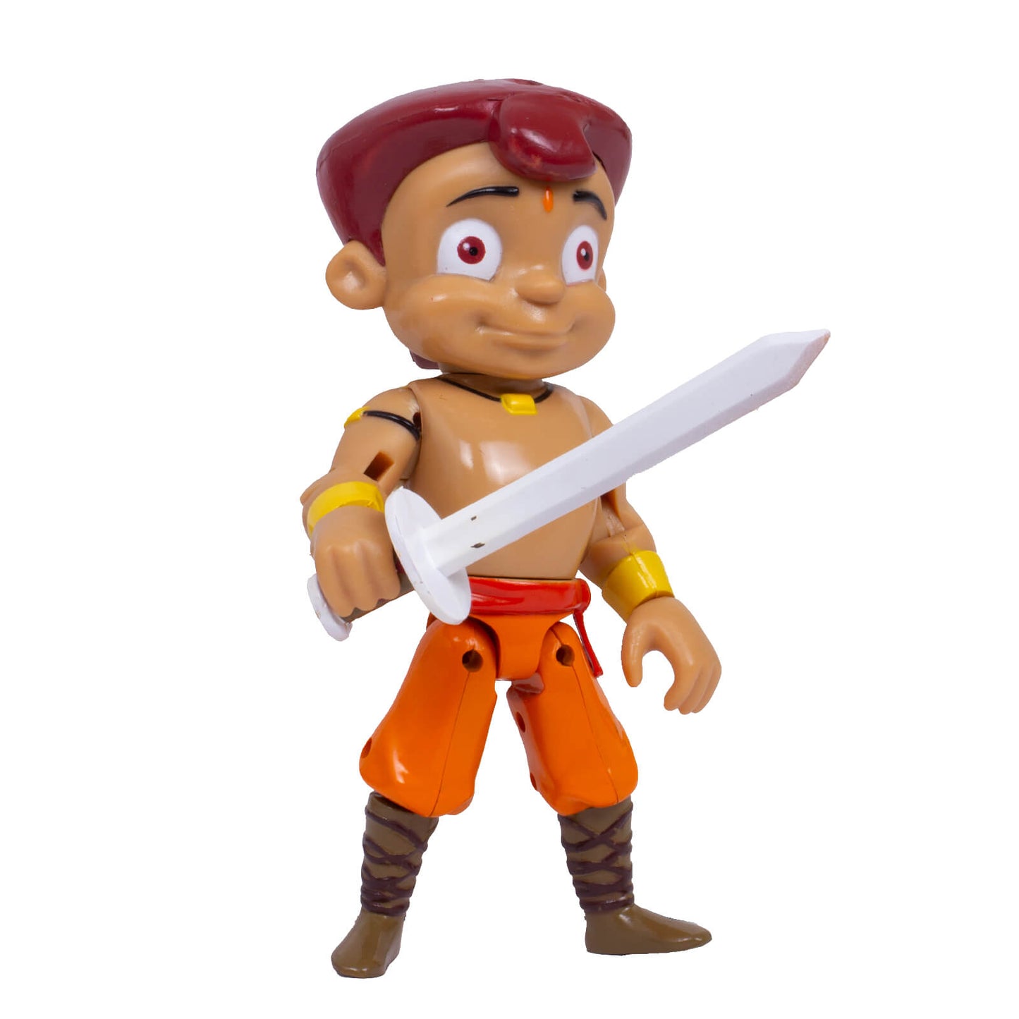 Dynamic Chhota Bheem 7-Inch Posable Action Figure with Warrior Gear