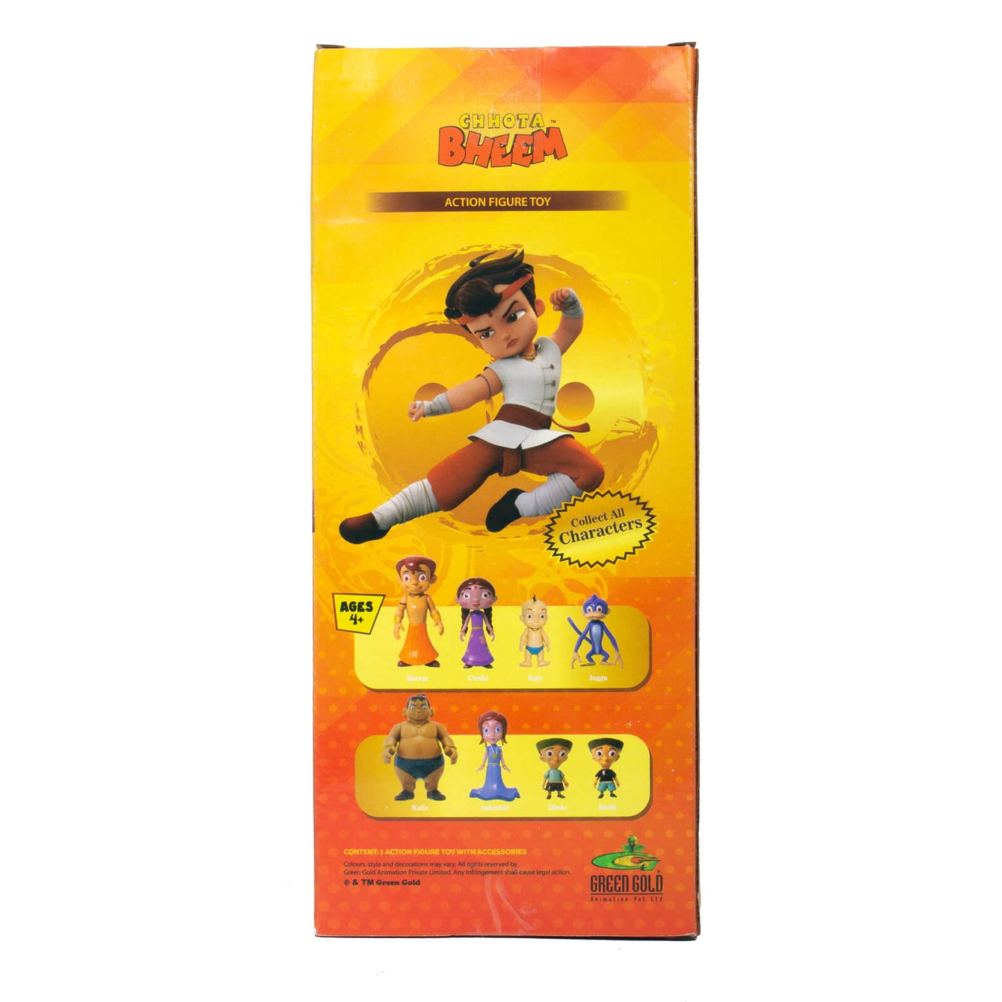 Dynamic Chhota Bheem 7-Inch Posable Action Figure with Warrior Gear