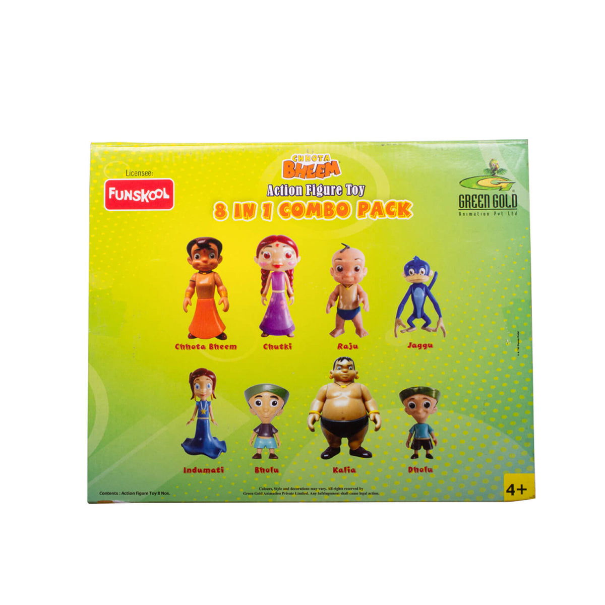 Funskool Chhota Bheem 8 in 1 Combo Pack