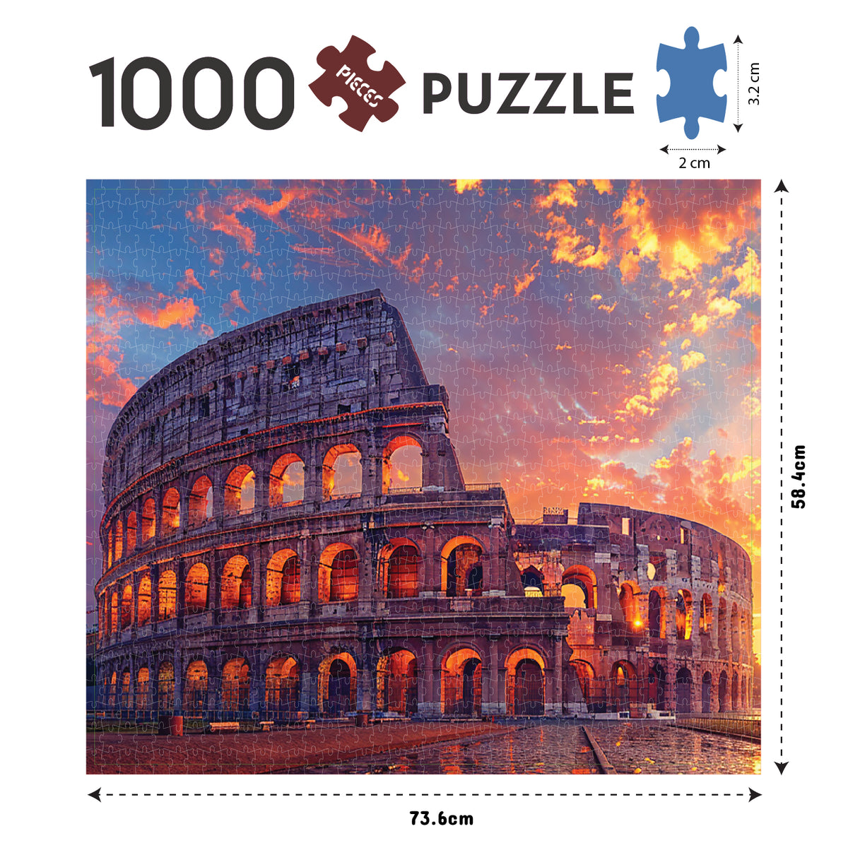 Funskool Colosseum 1000 Pieces Puzzle