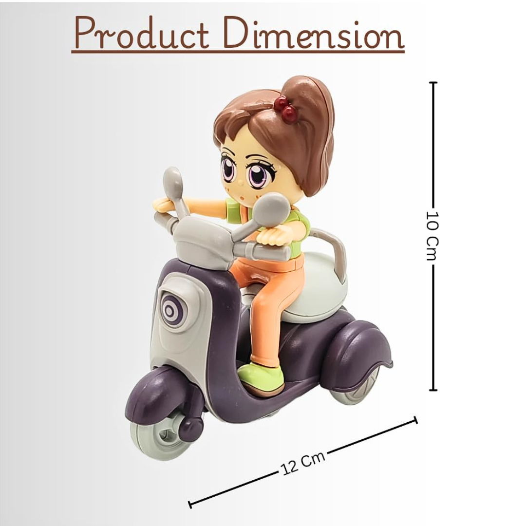 Crawling Inertia & Swing Function Vehicle Toy