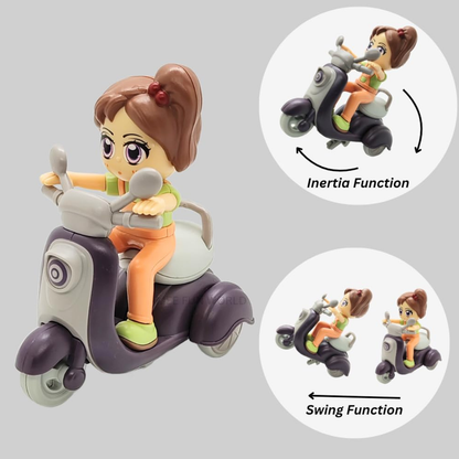 Crawling Inertia & Swing Function Vehicle Toy