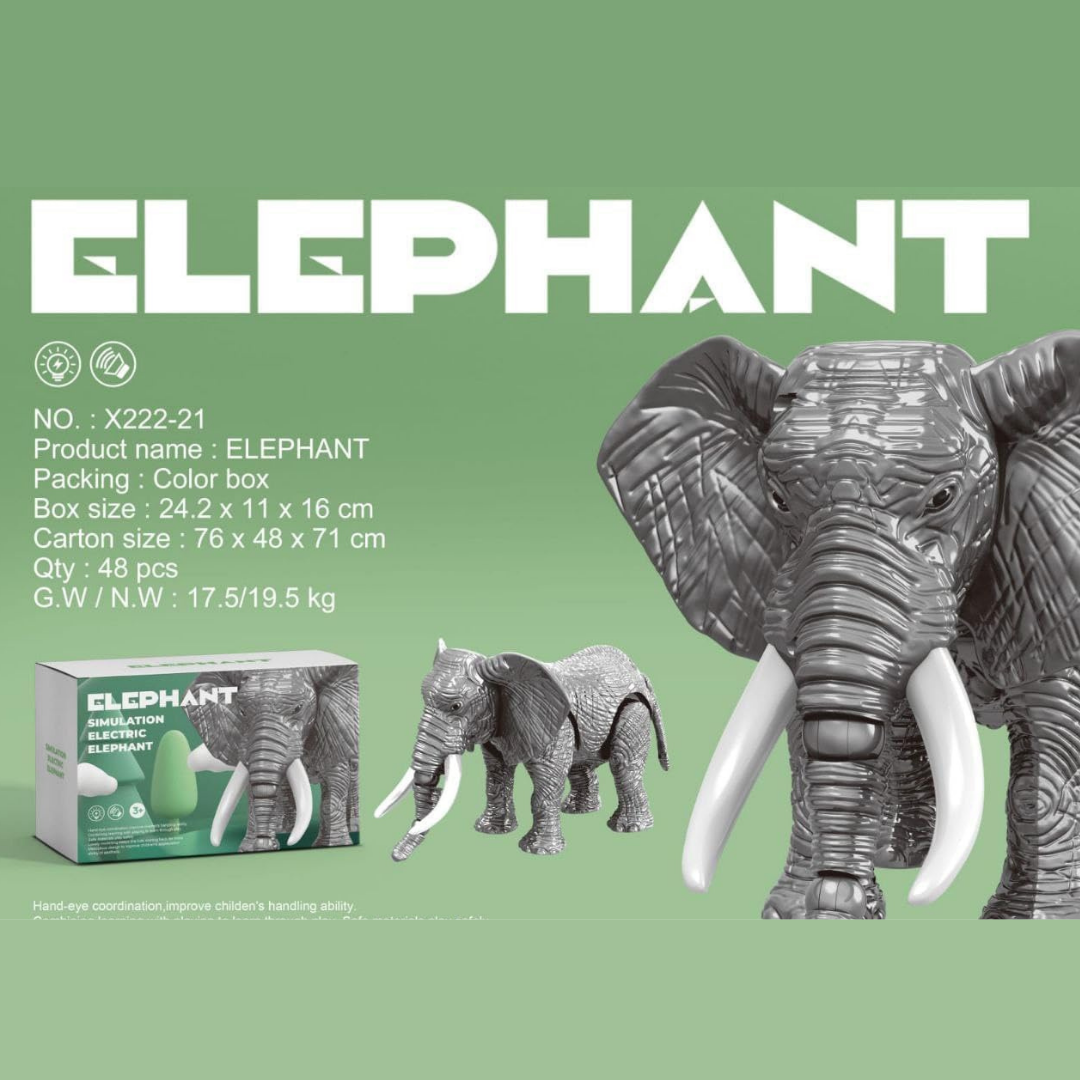 Cute Walking Electric Elephant Toy for Kid