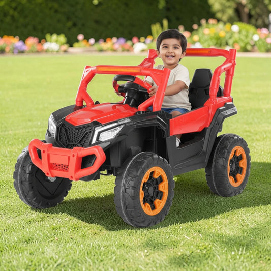 Toy House Maverick UTV Ride-On Jeep for Kids J015-Red - Age 3+